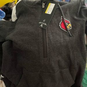 NWT Louisville cardinals zip hoodie
